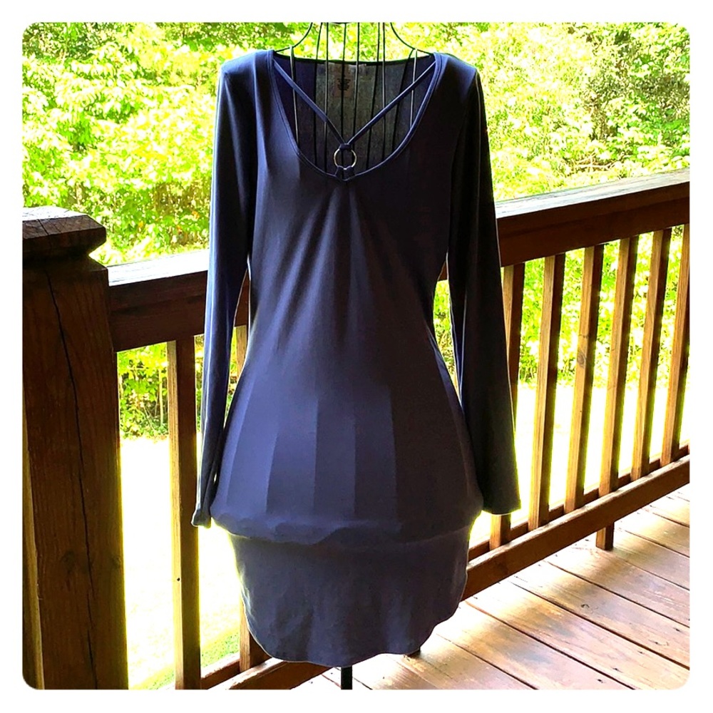 Planet Gold Midi Dress